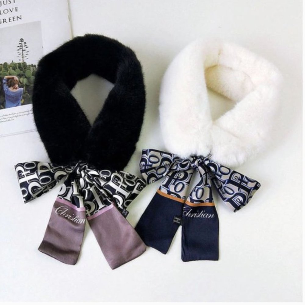 NEW Elegant Faux Fur Scarf - Picture 5 of 16